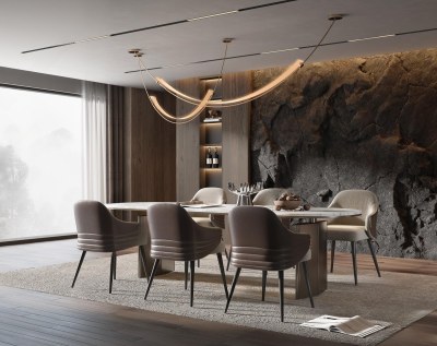 MINOTTI现代餐厅3D模型下载